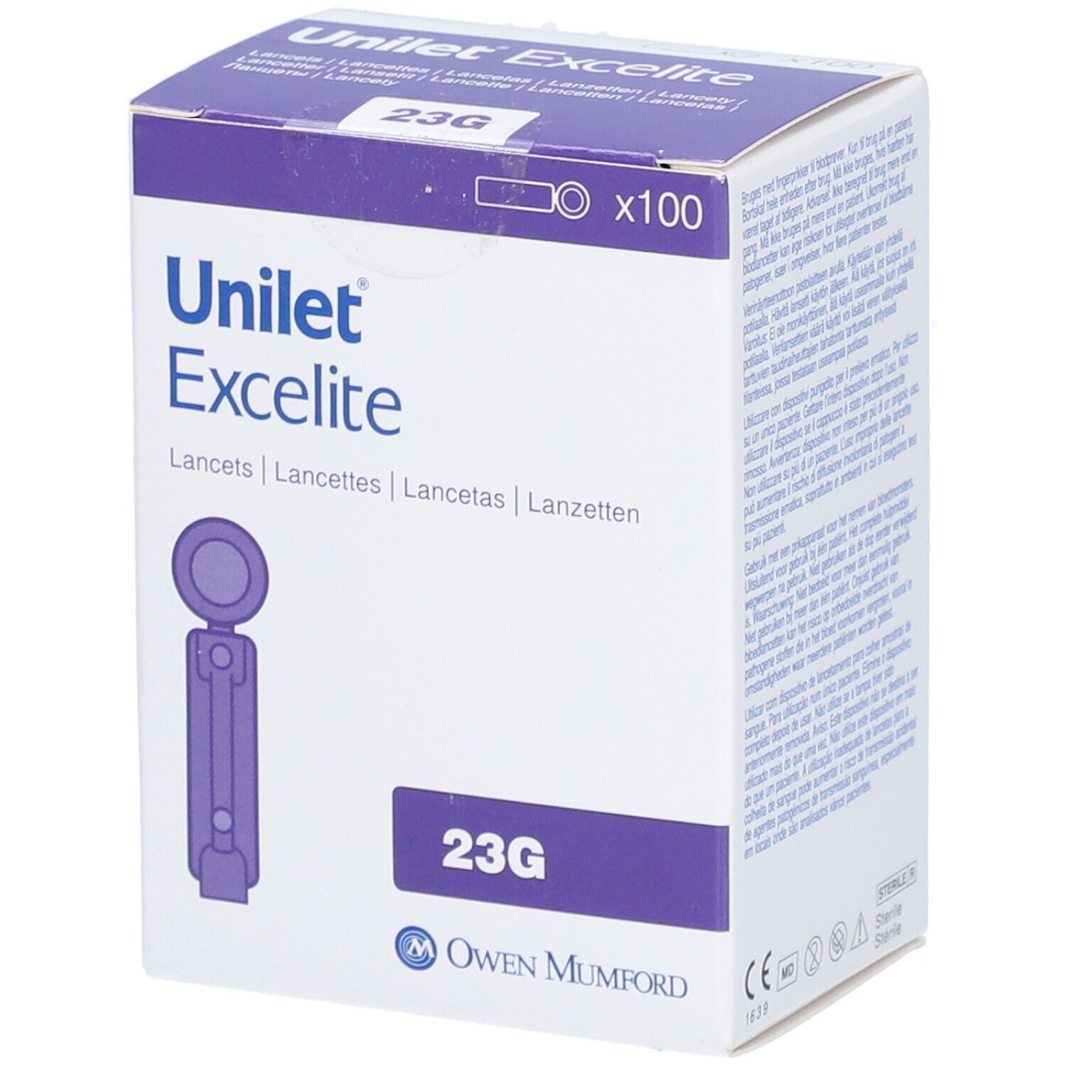 Unilet Excelite 23 G Lanzetten