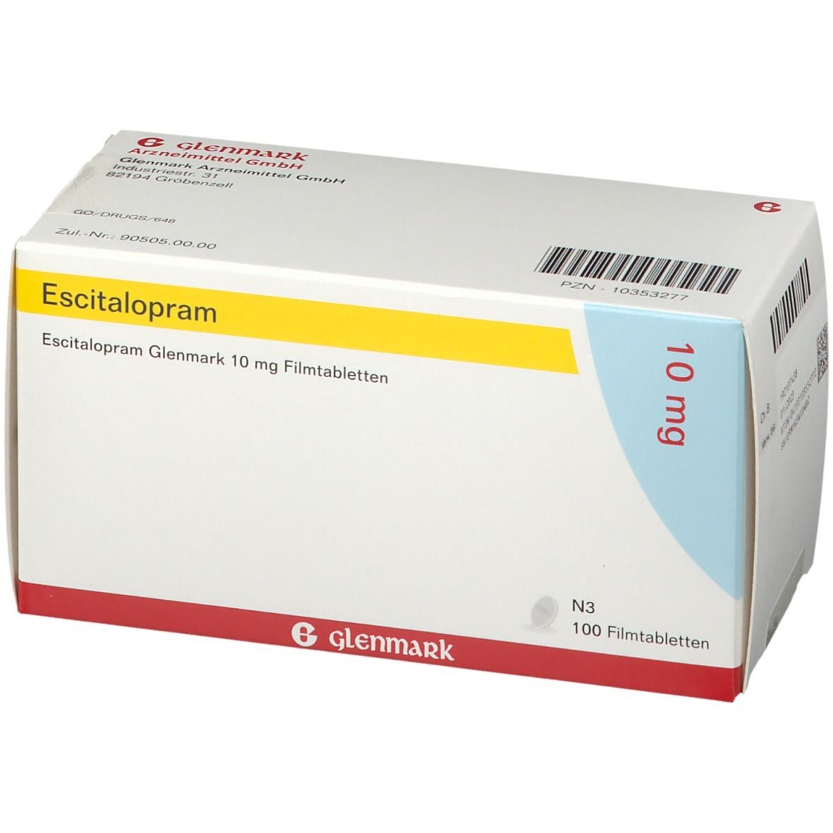 Escitalopram Glenmark 10 mg