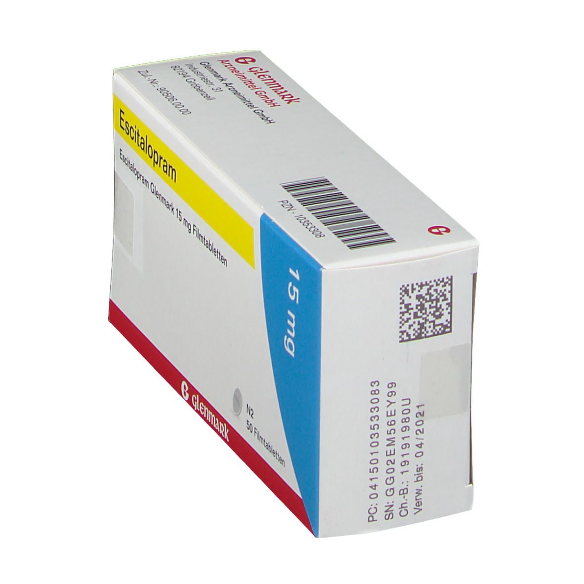 Escitalopram Glenmark 15 mg