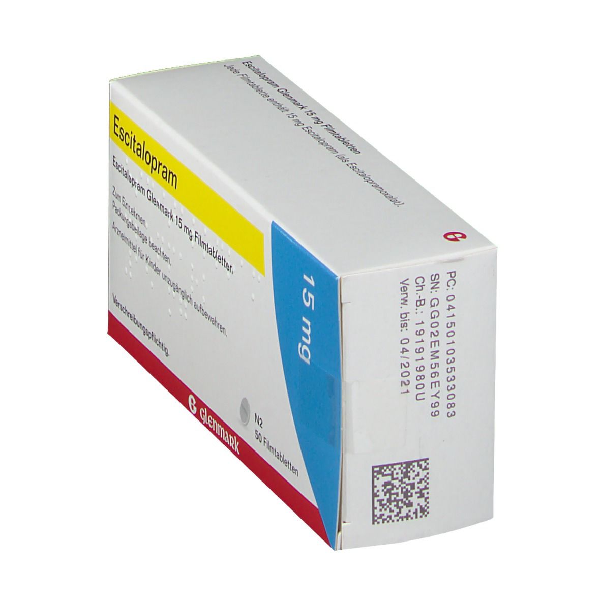 Escitalopram Glenmark 15 mg