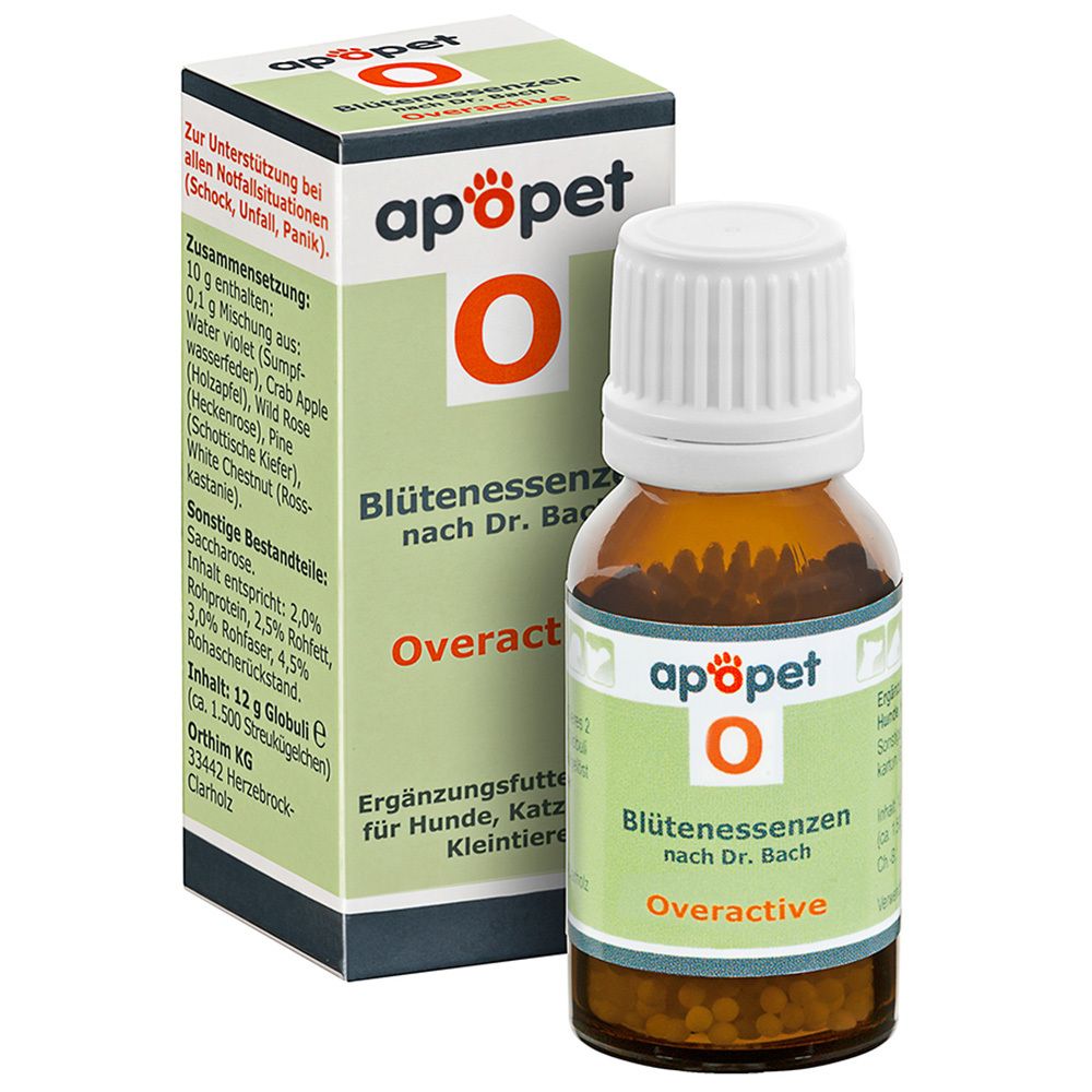 apopet® Blütenessenz nach Dr. Bach  O – Overactive