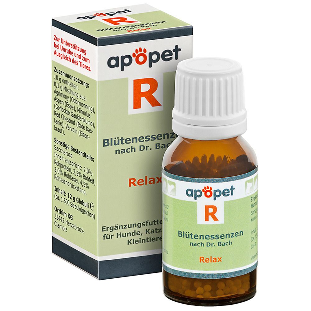 apopet® Blütenessenz nach Dr. Bach  R – Relax