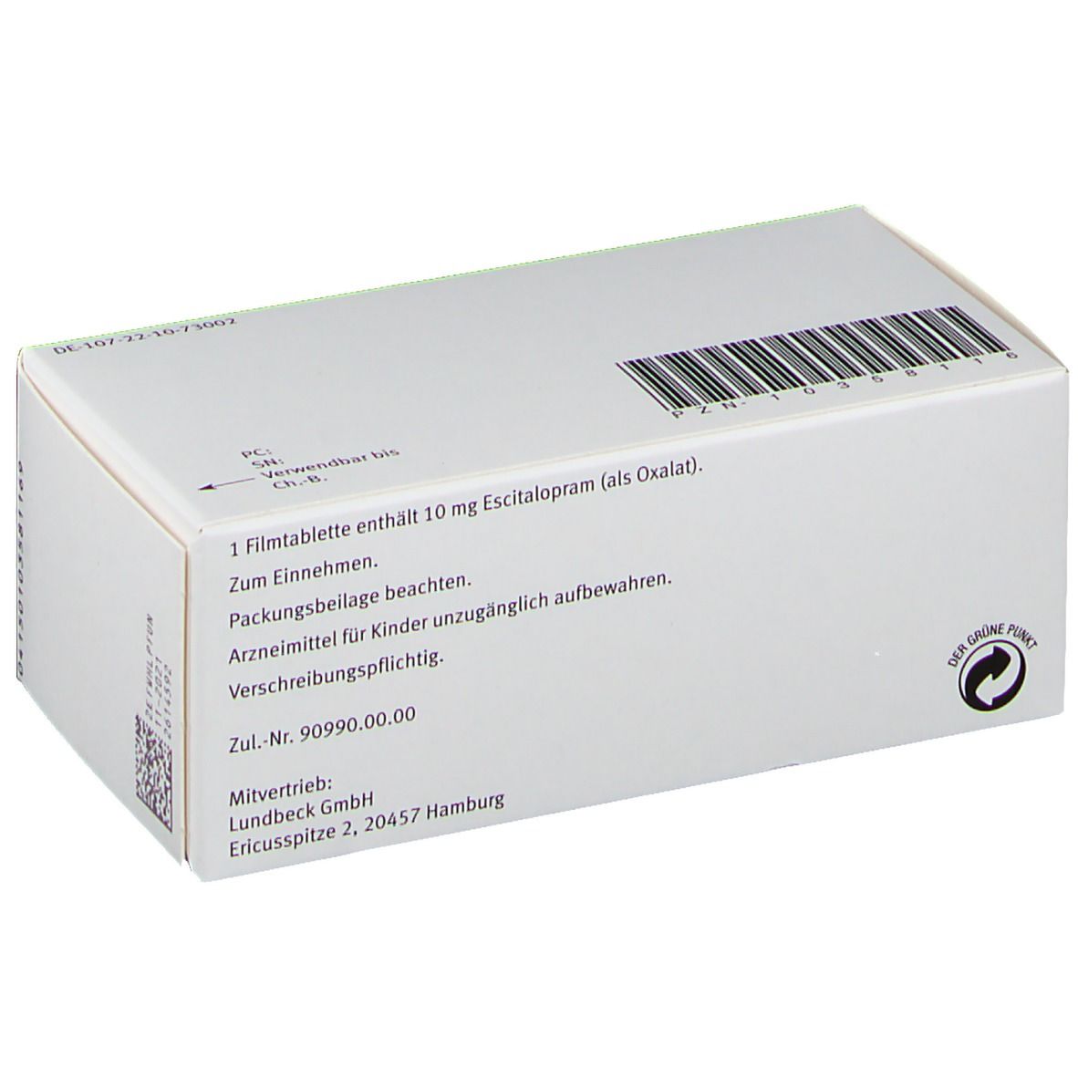 Escitalopram Lundbeck 10 mg