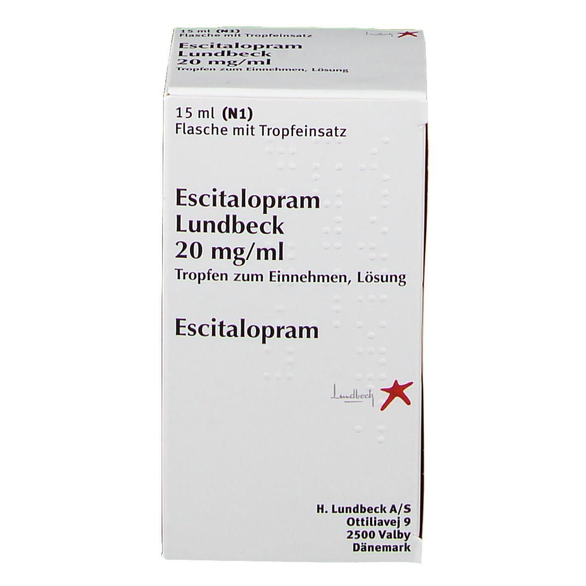 Escitalopram Lundbeck 20 mg/ml