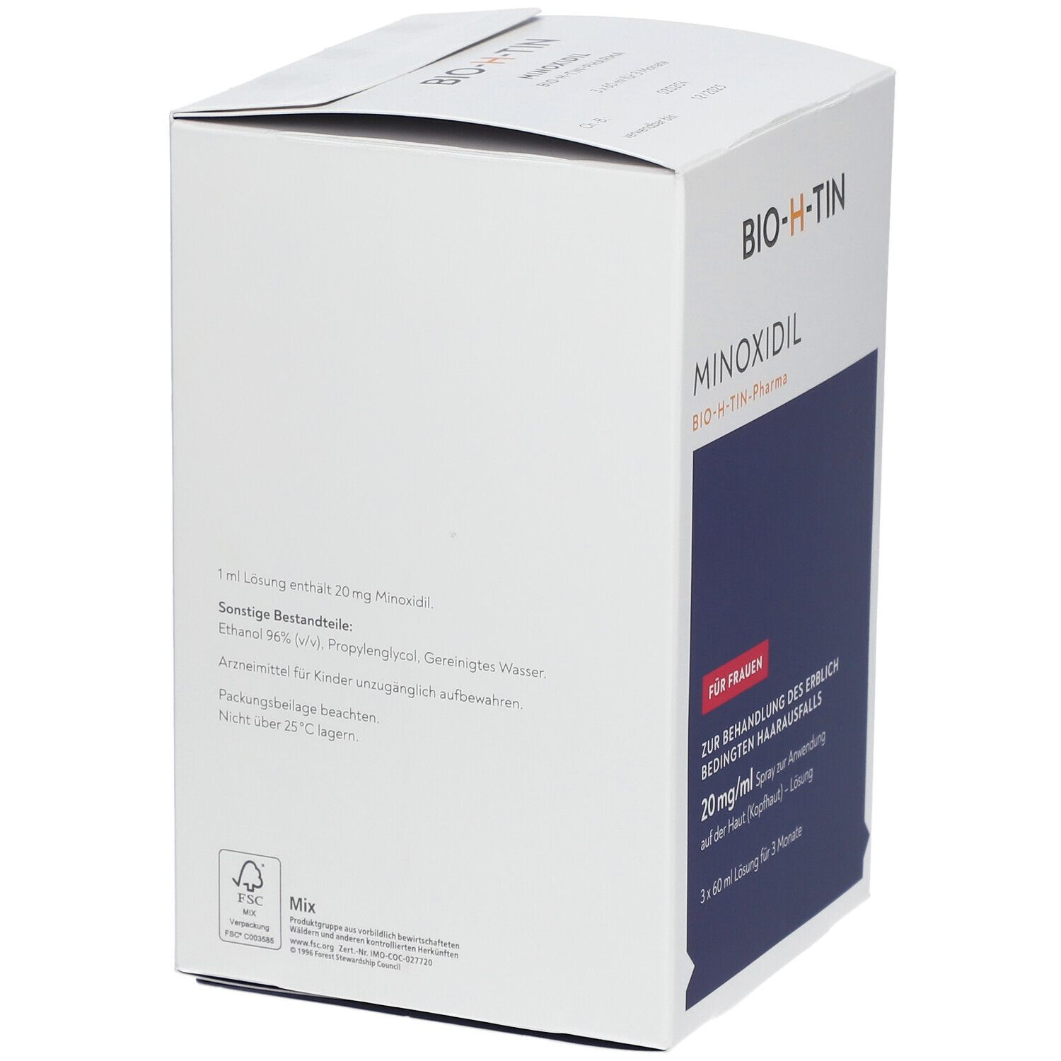 MINOXIDIL BIO-H-TIN® 20 mg/ml für Frauen