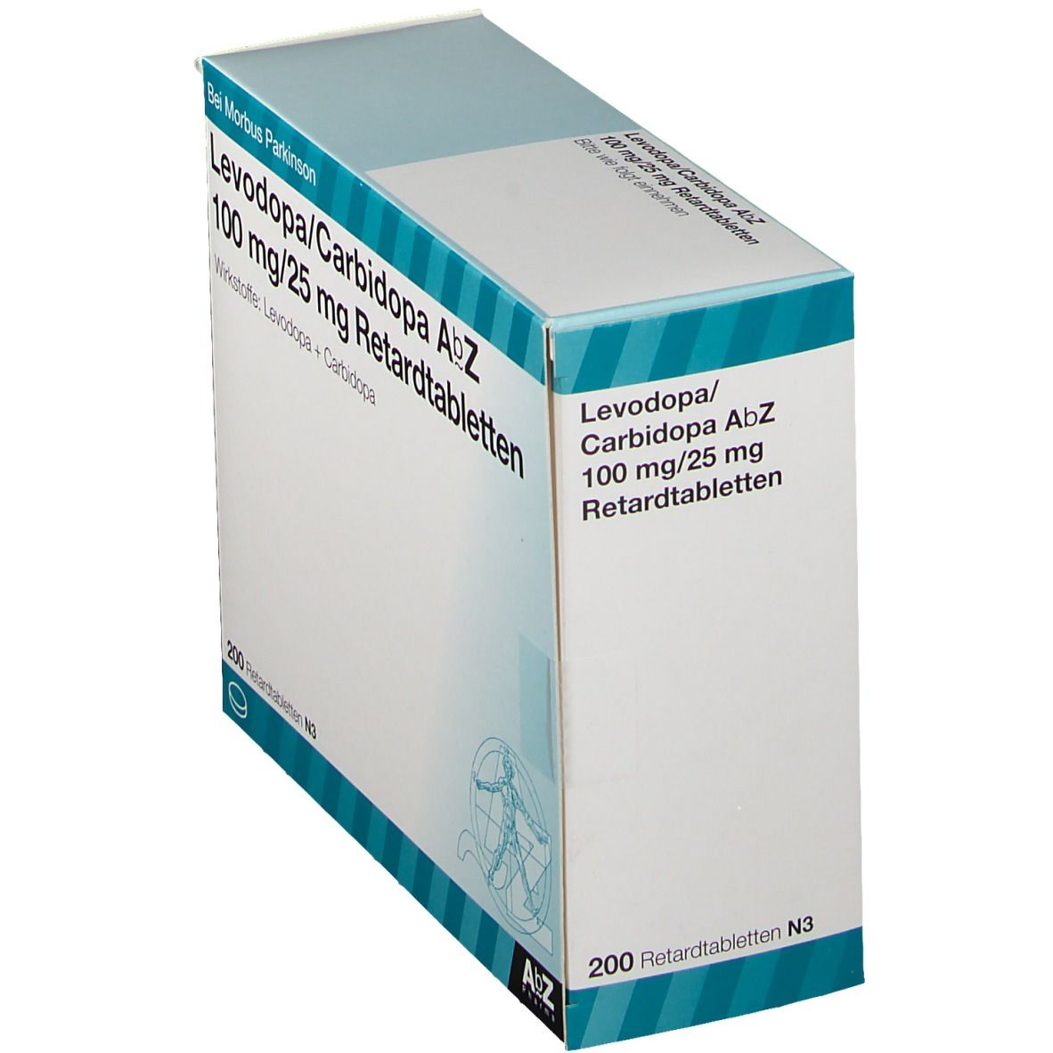 LEVODOPA/Carbidopa AbZ 100/25 mg Retardtabletten 200 St Retard-Tabletten