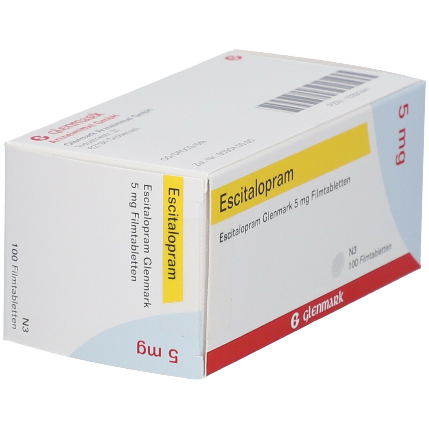 Escitalopram Glenmark 5 mg Filmtabletten 100 St