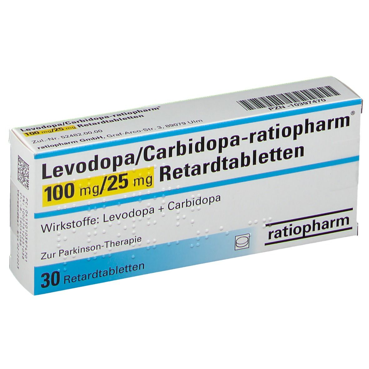 Levodopa/Carbidopa-ratiopharm® 100 mg/25 mg