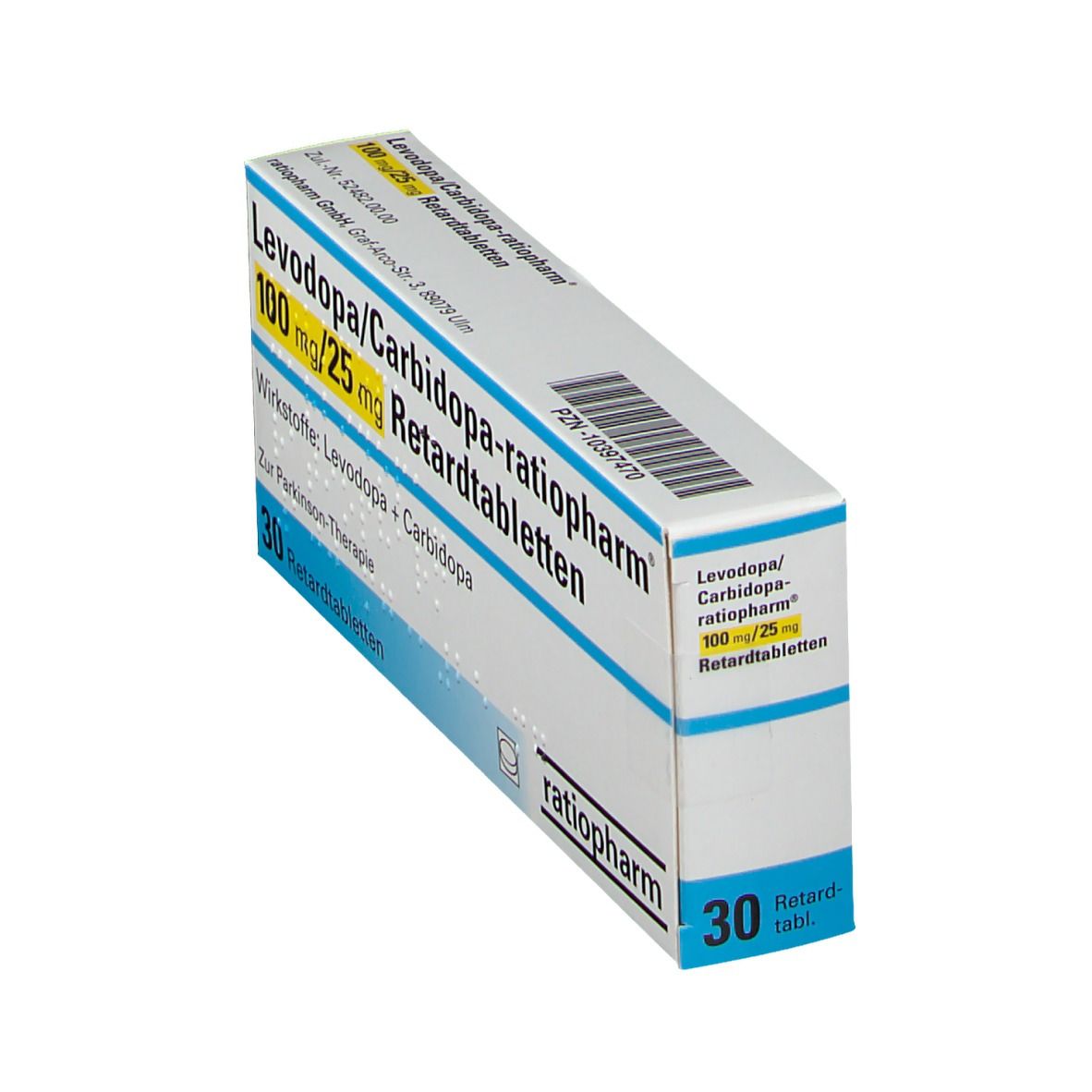 Levodopa/Carbidopa-ratiopharm® 100 mg/25 mg