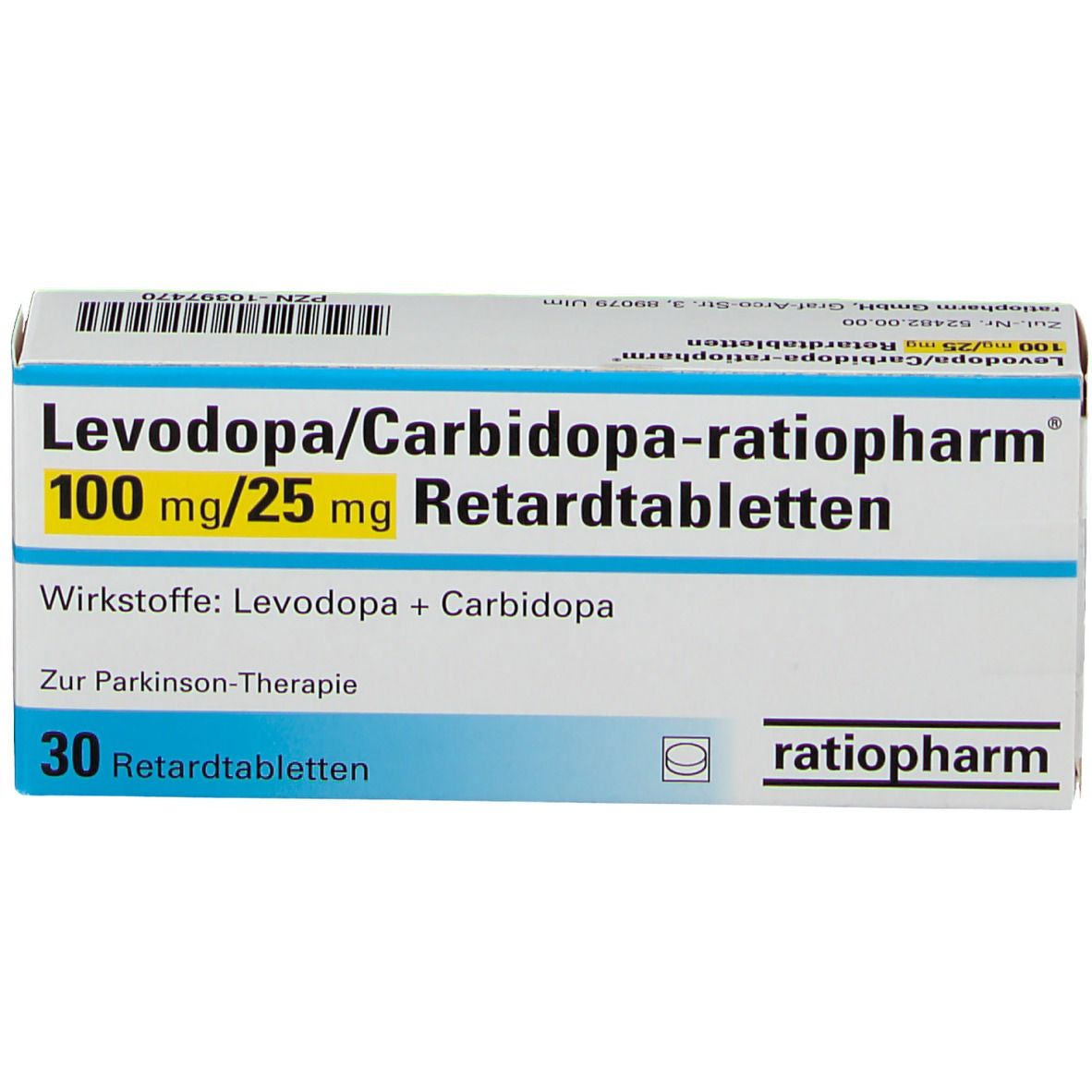 Levodopa/Carbidopa-ratiopharm® 100 mg/25 mg