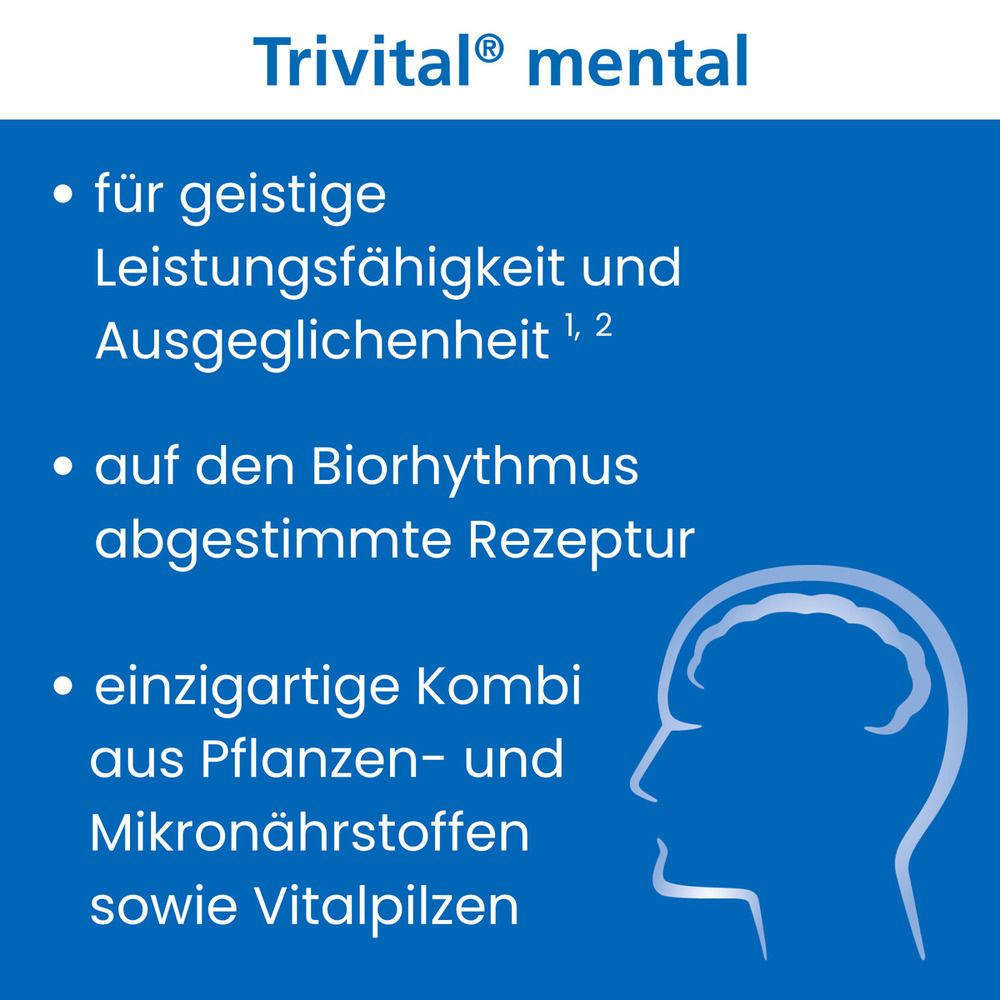 Trivital® mental – trotz Stress fokussiert bleiben