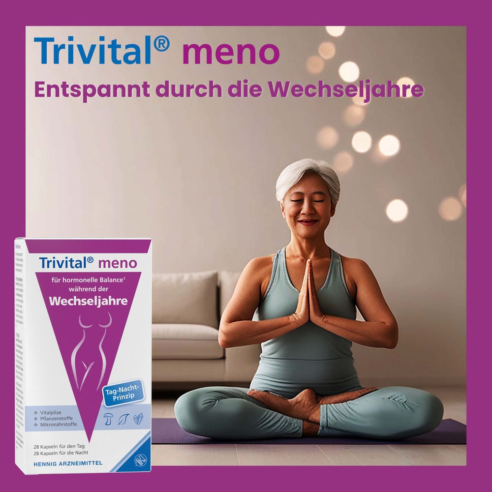 Trivital® meno für hormonelle Balance¹ in den Wechseljahren