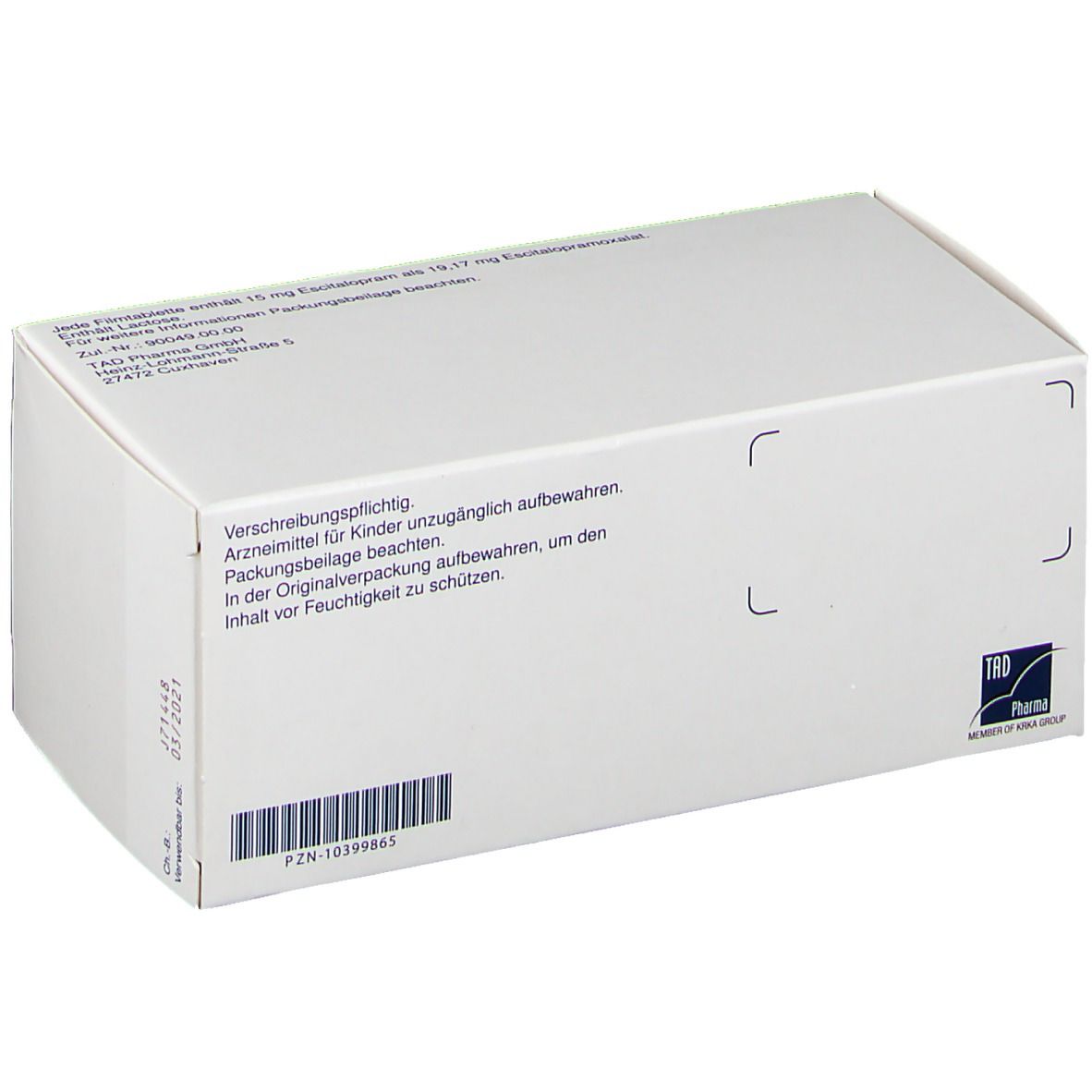 Escitalex® 15 mg