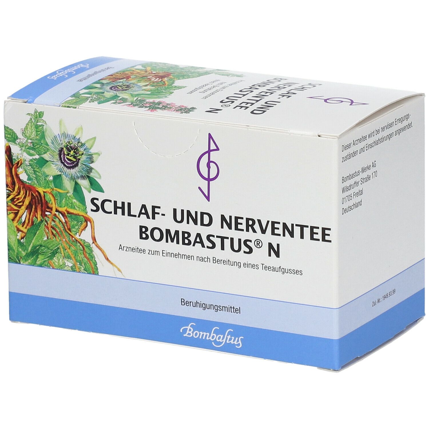 Schlaf- UND Nerventee Bombastus N Filterbeutel 20x2 g