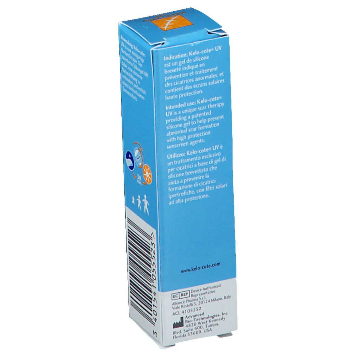 KELO-cote® UV Silikon Narbengel LSF 30