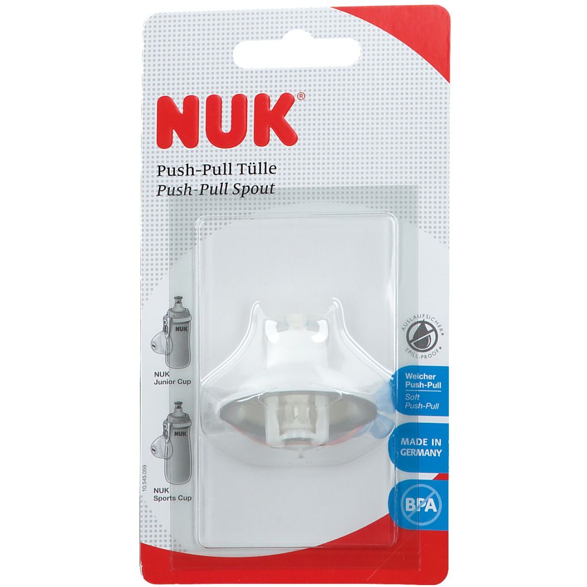NUK Push-Pull-Tülle Silikon für Sports Cup und Junior Cup auslaufsicher 1 STK 