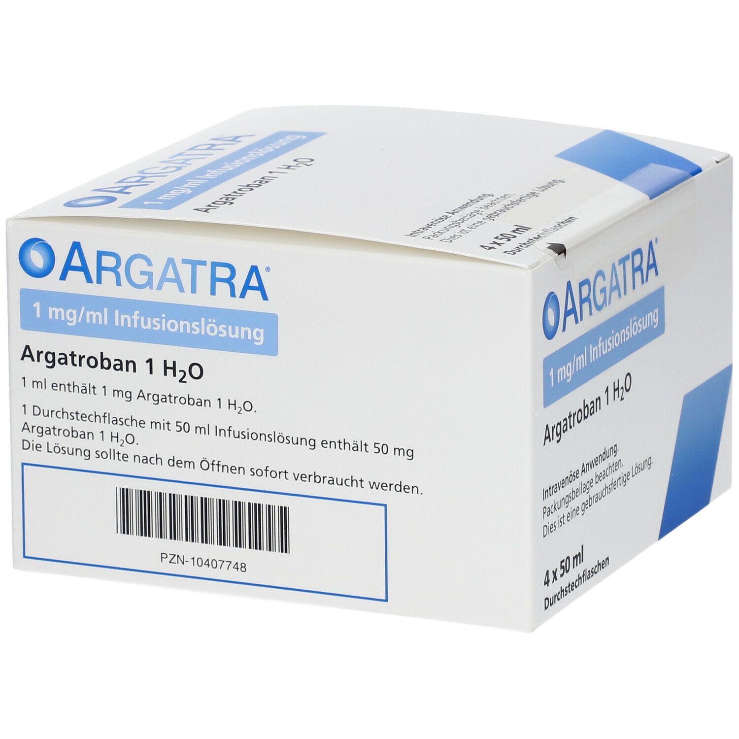 Argatra 1 mg/ml Infusionslösung 4x50 ml