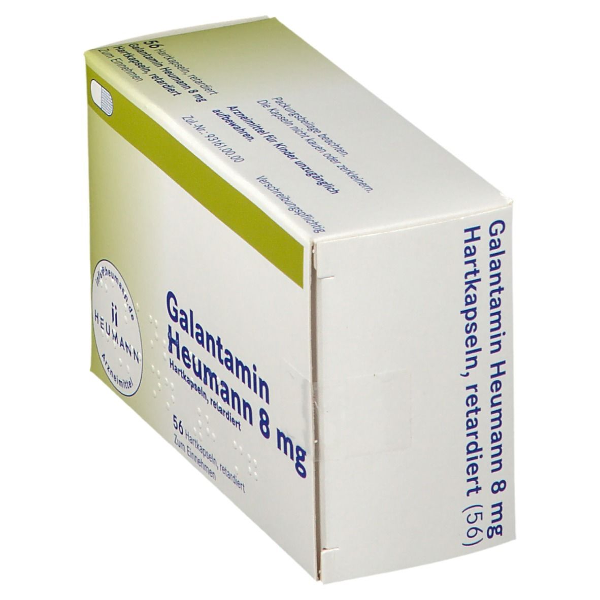 Galantamin Heumann 8 mg Hartkapseln retardiert 56 St Retard-Kapseln