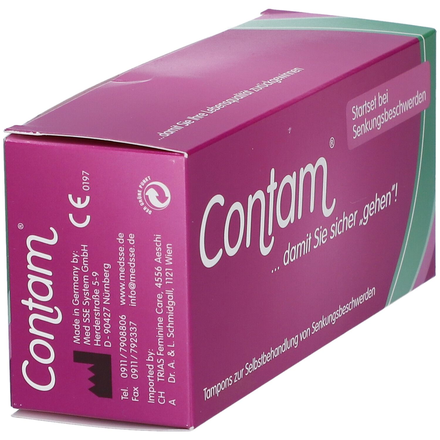 Contam® Tampon für Harninkontinenz und Störungen der Beckenstatik Extra / Extra-Plus / Super-Plus