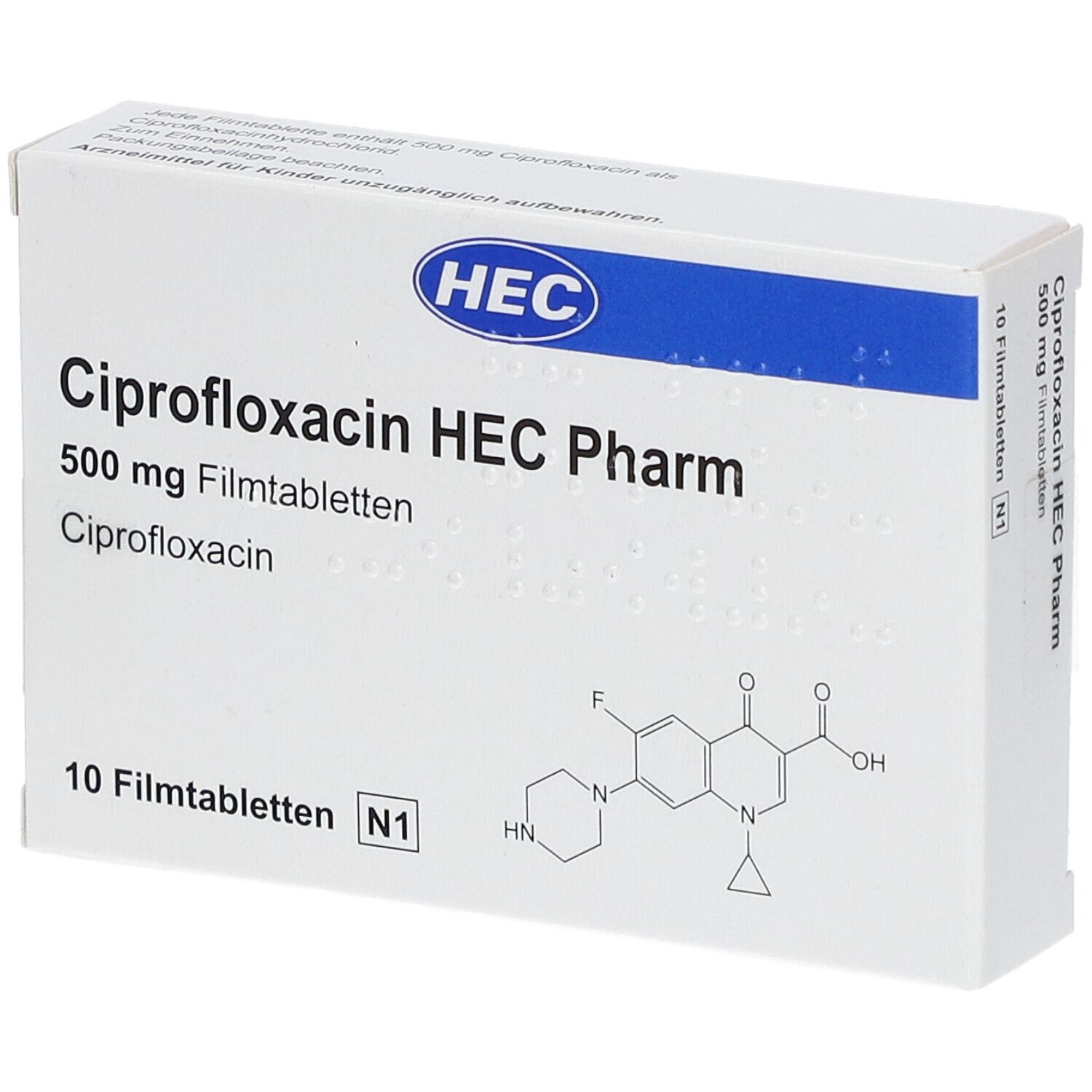 Ciprofloxacin hec pharm 750 mg