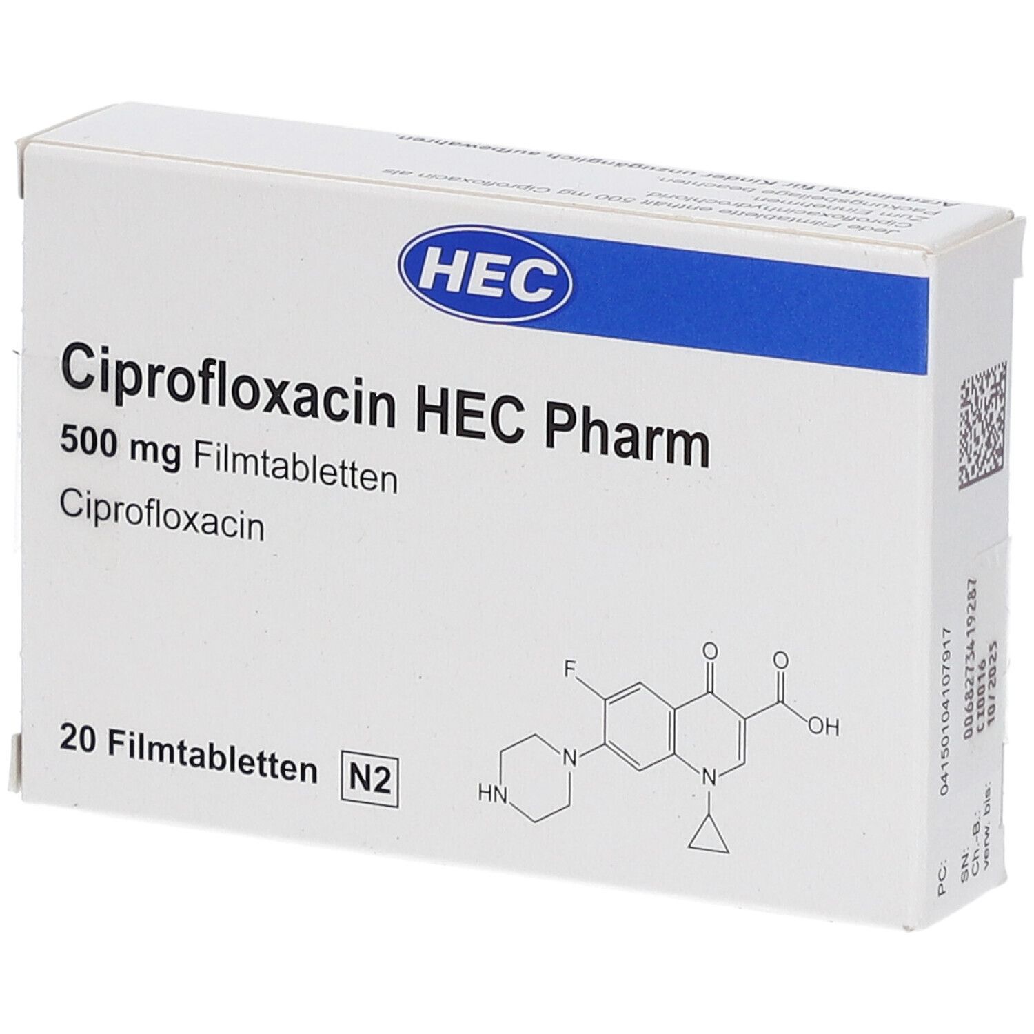 Ciprofloxacin 500 Mg Hcl