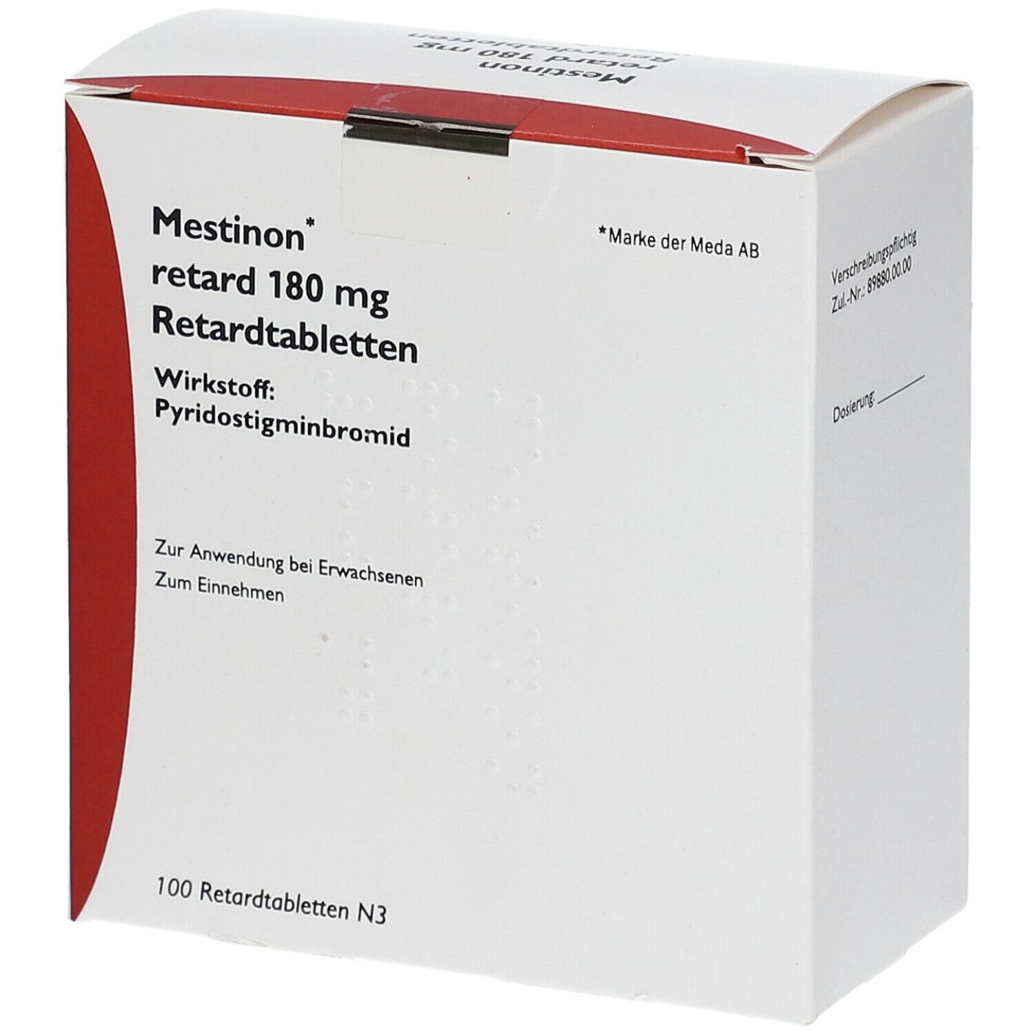 Mestinon Retard 180 mg Retard