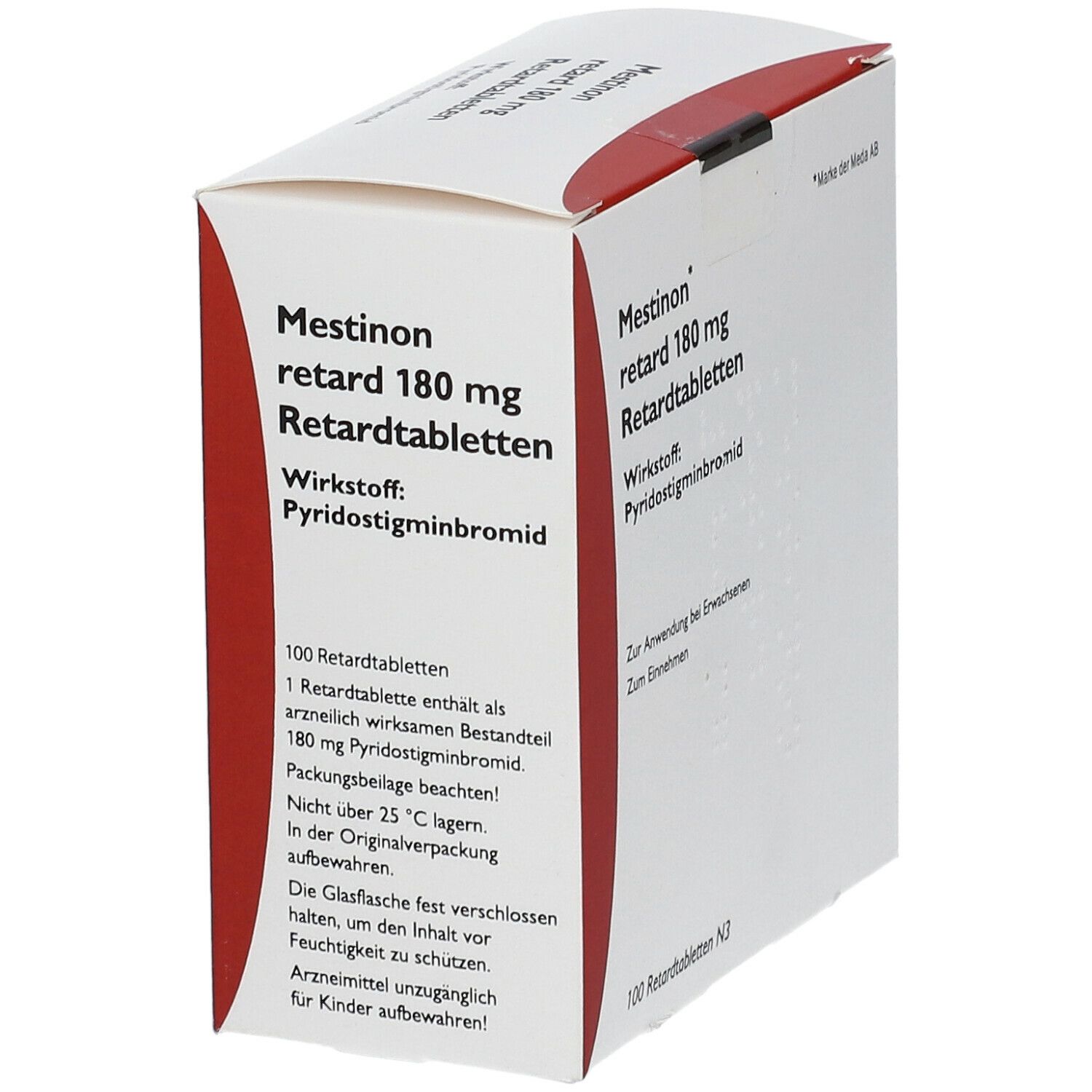 Mestinon retard 180 mg Retardtabletten 100 St Retard-Tabletten