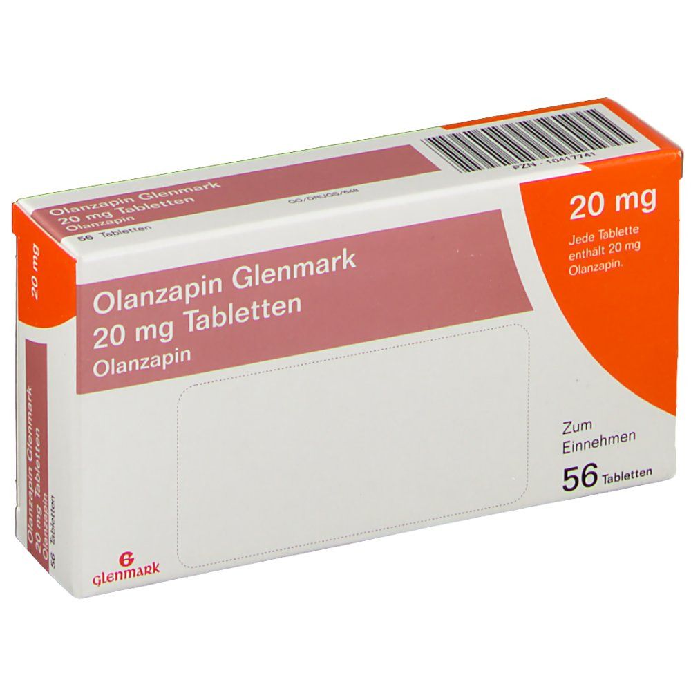 Olanzapin Glenmark 20 mg