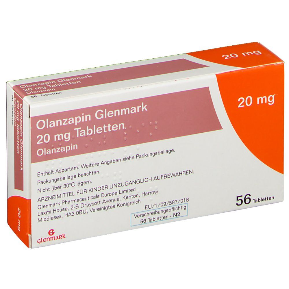 Olanzapin Glenmark 20 mg