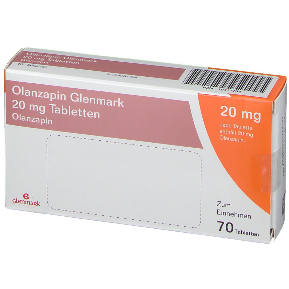 Olanzapin Glenmark 20 mg
