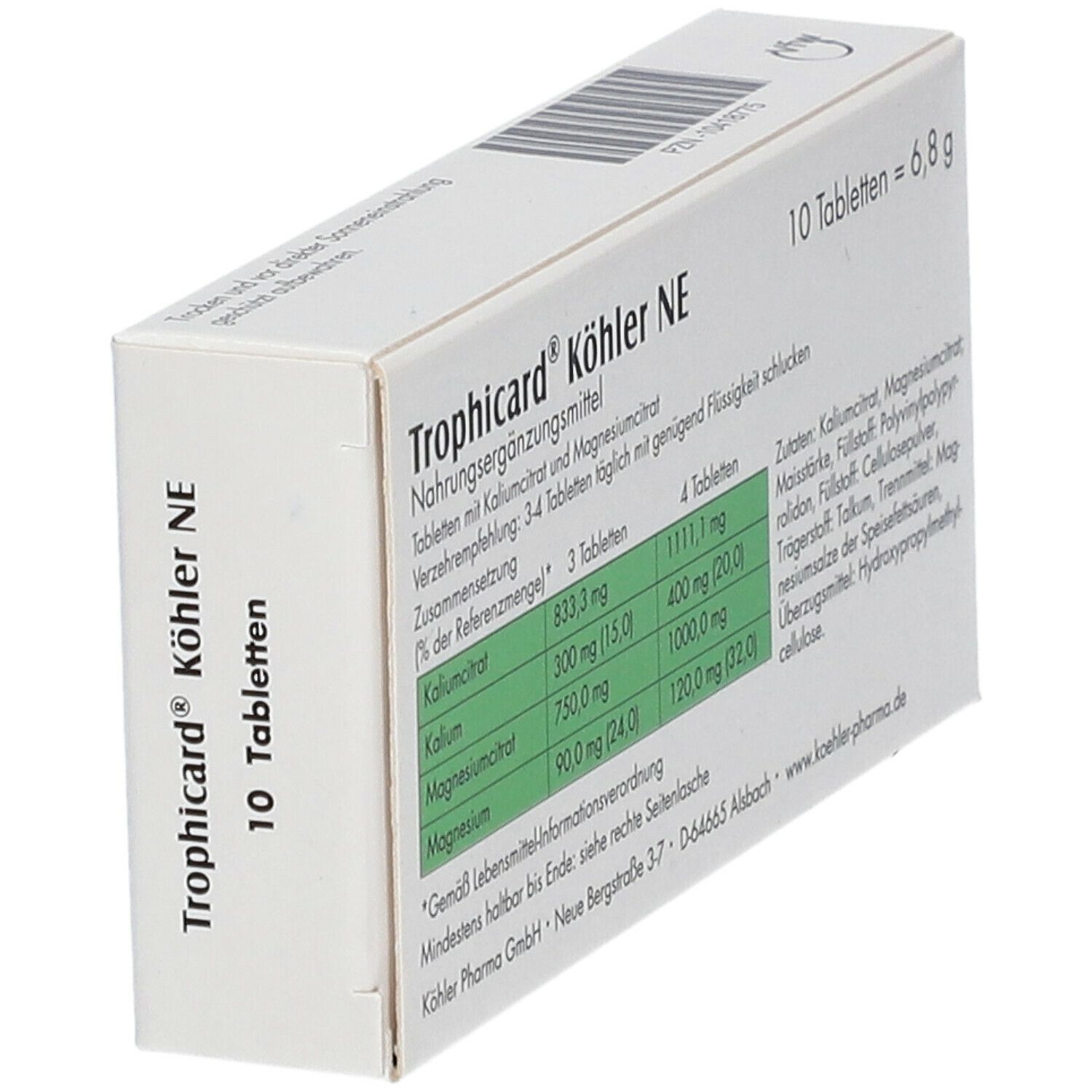 Trophicard® Köhler NE Tabletten