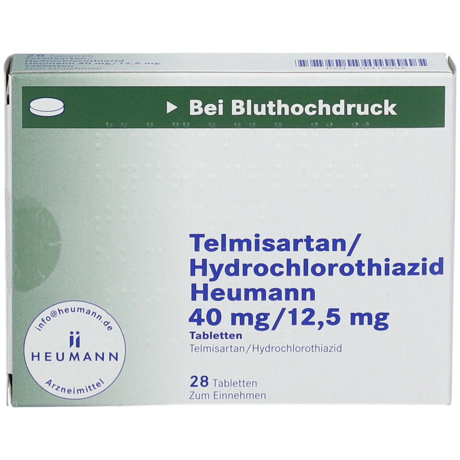 Telmisartan/Hydrochlorothiazid Heumann 40 mg/12,5 mg