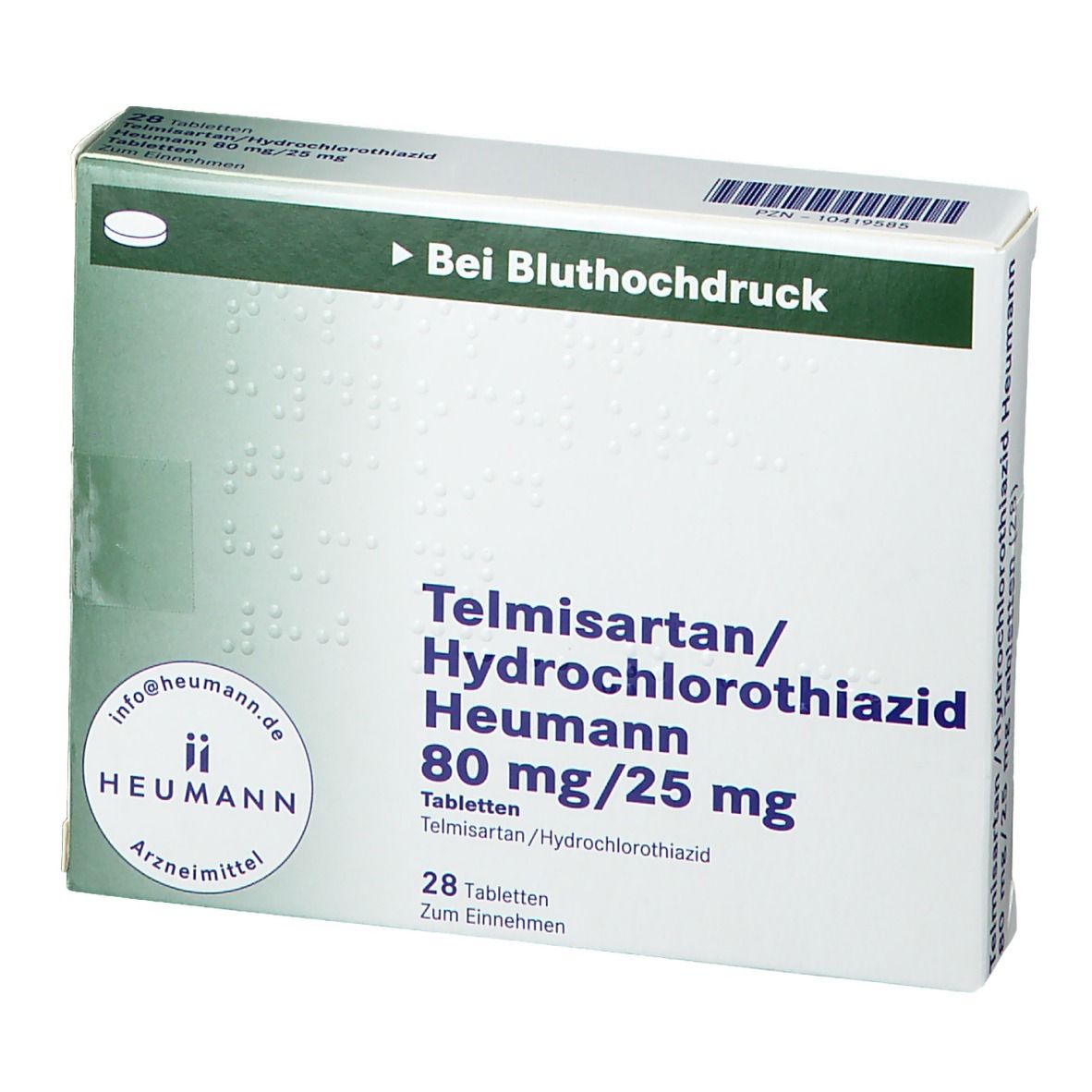 Telmisartan/Hydrochlorothiazid Heumann 80 mg/25 mg