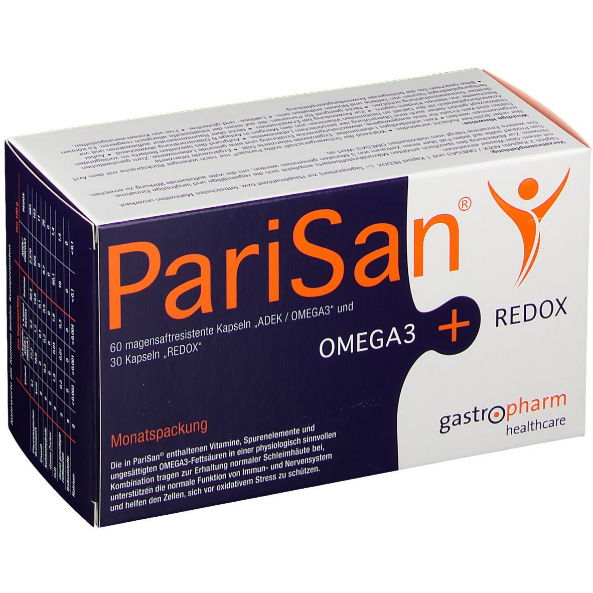 PariSan® OMEGA 3 + REDOX Monatspackung