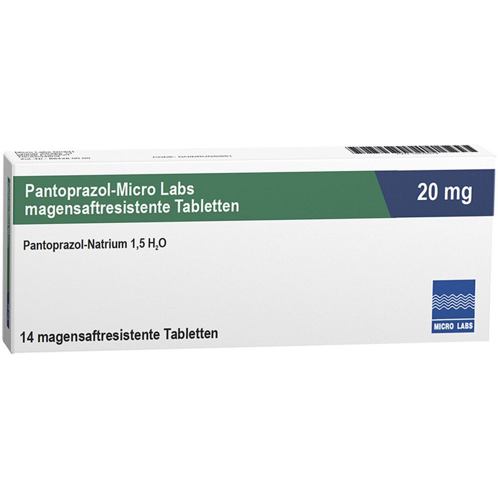 Pantoprazol micro labs 20 mg
