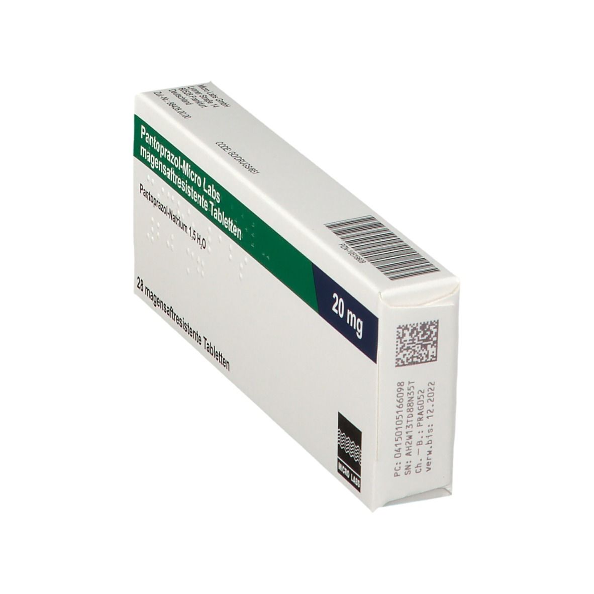 Pantoprazol micro labs 20 mg