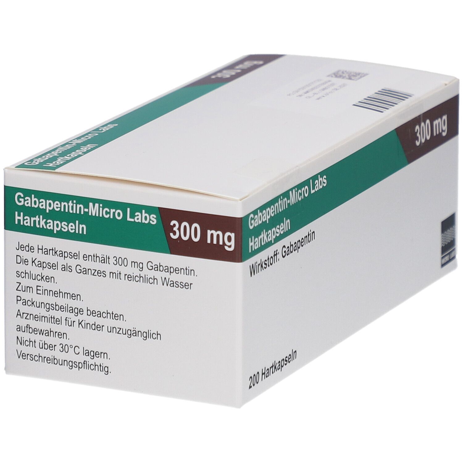 GabapentinMicro Labs 300 mg 200 St mit dem ERezept kaufen
