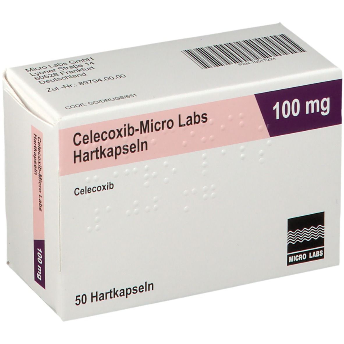 Celecoxib Micro Labs 100 mg Hartkapseln 50 St