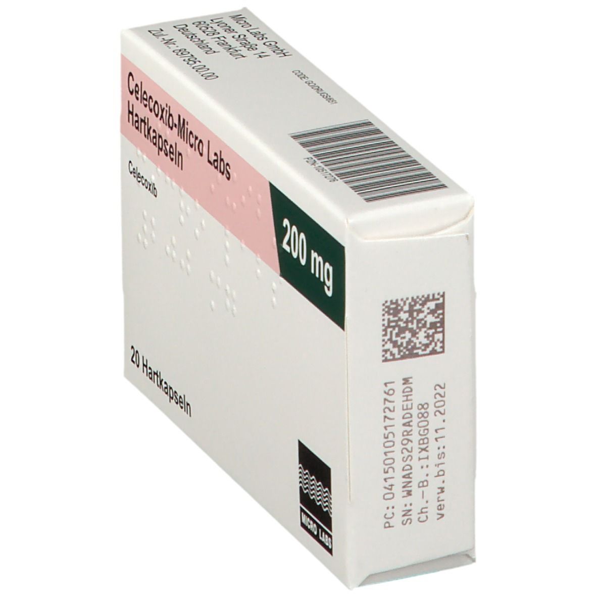 Celecoxib Micro Labs 200 mg Hartkapseln 20 St