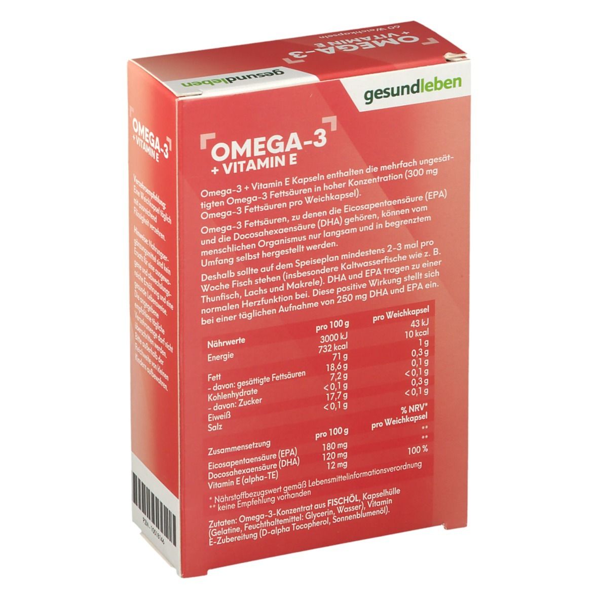 GESUND LEBEN Omega-3 1.000 mg