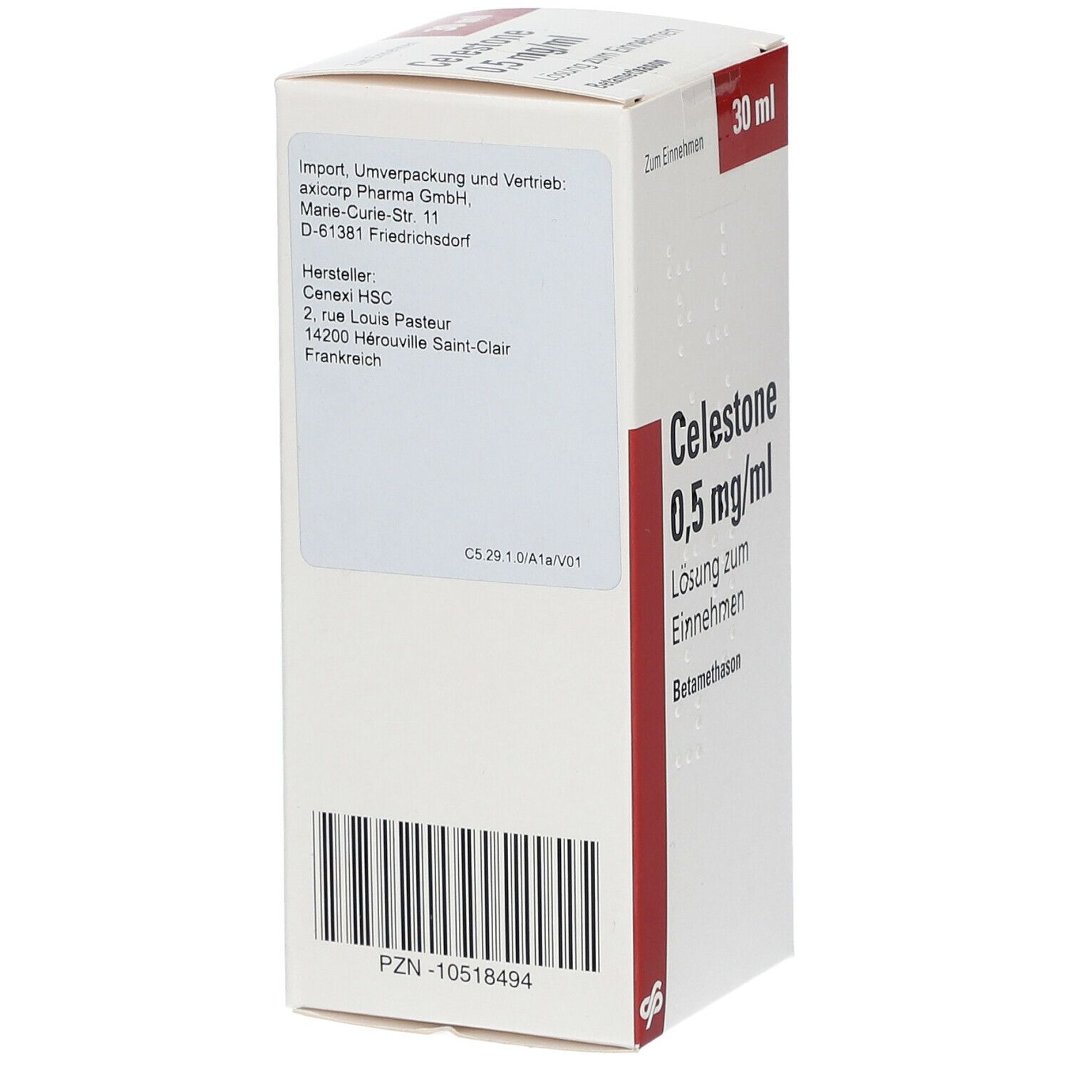 Celestone 0,5 mg/ml Lösung zum Einnehmen 30 ml