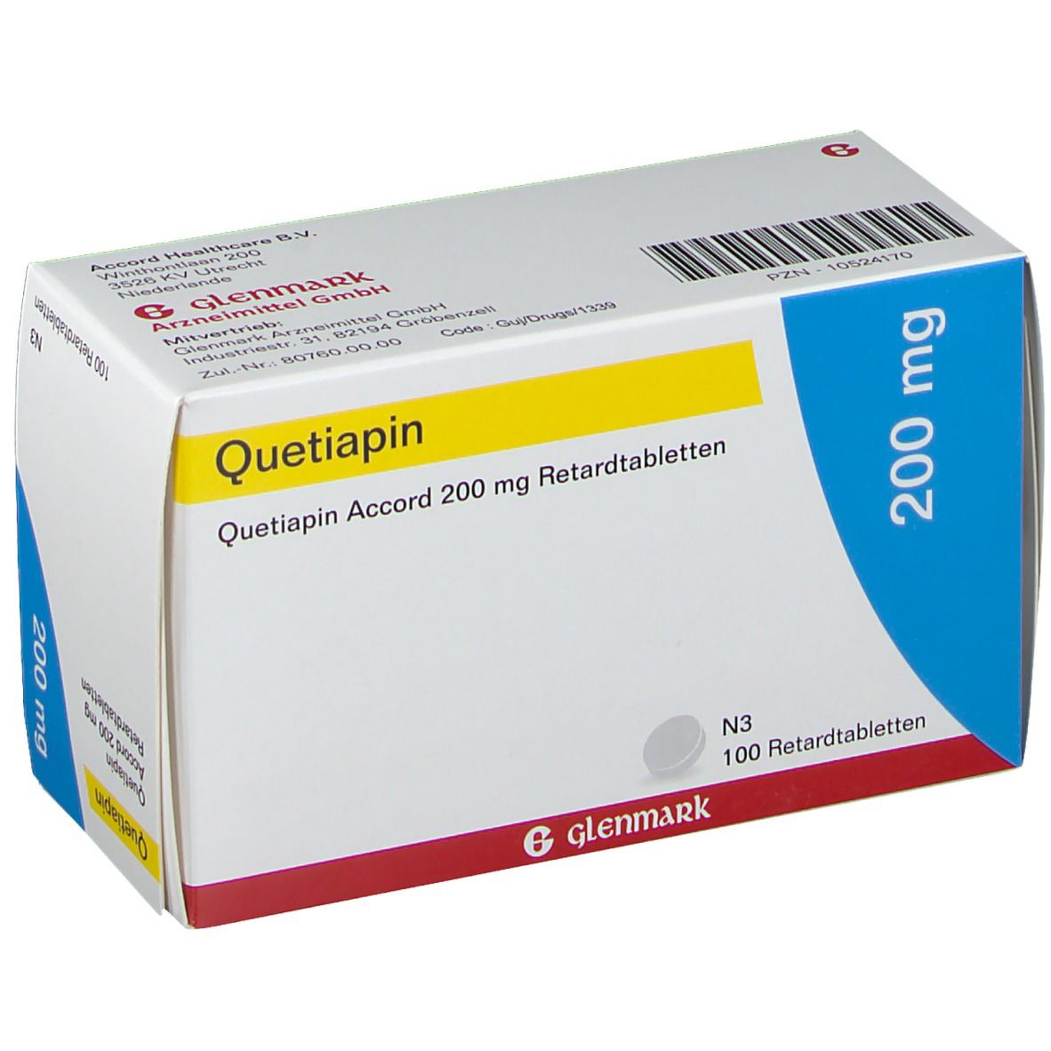 Quetiapin Accord 200 mg