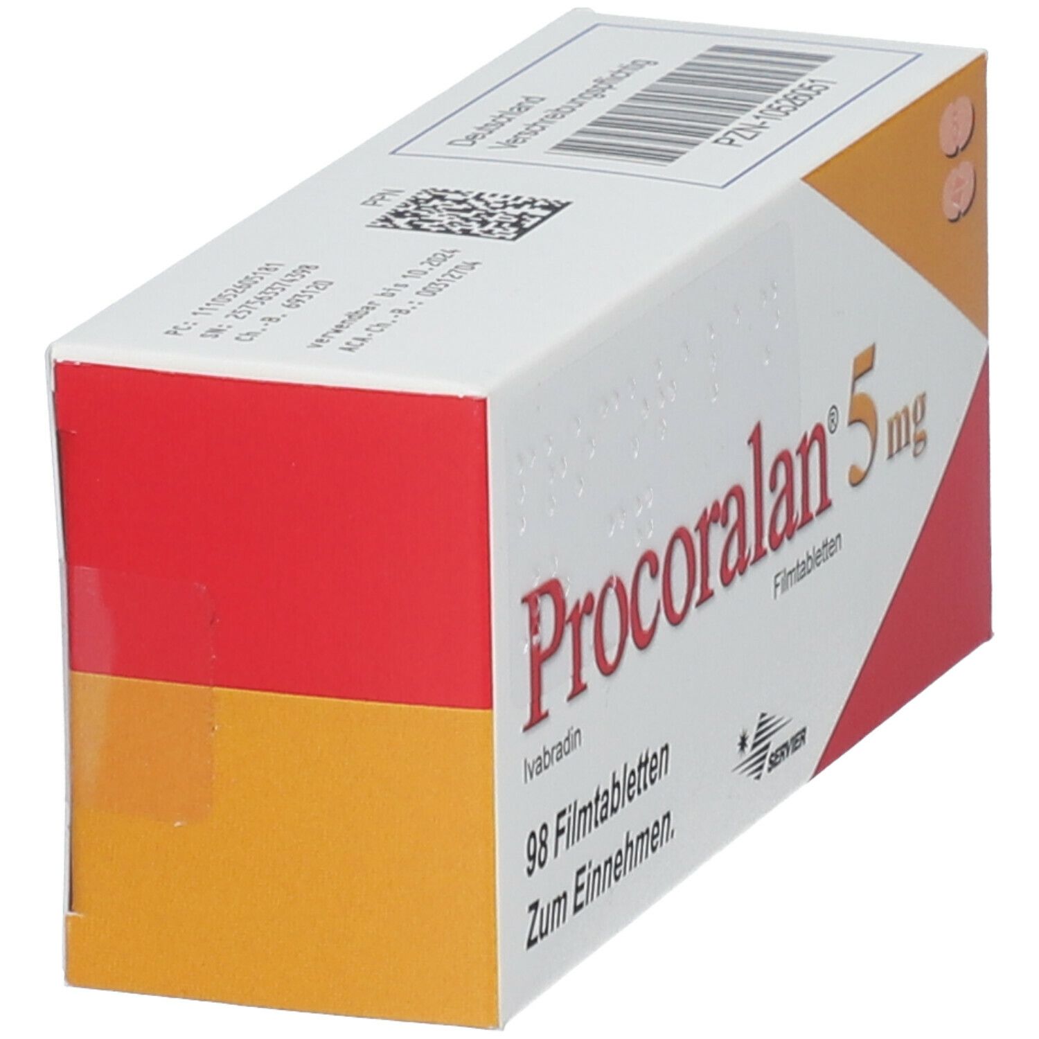 Procoralan 5 mg Filmtabletten 98 St