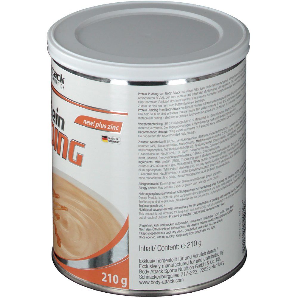 Body Attack Protein Pudding Caramel-Toffee