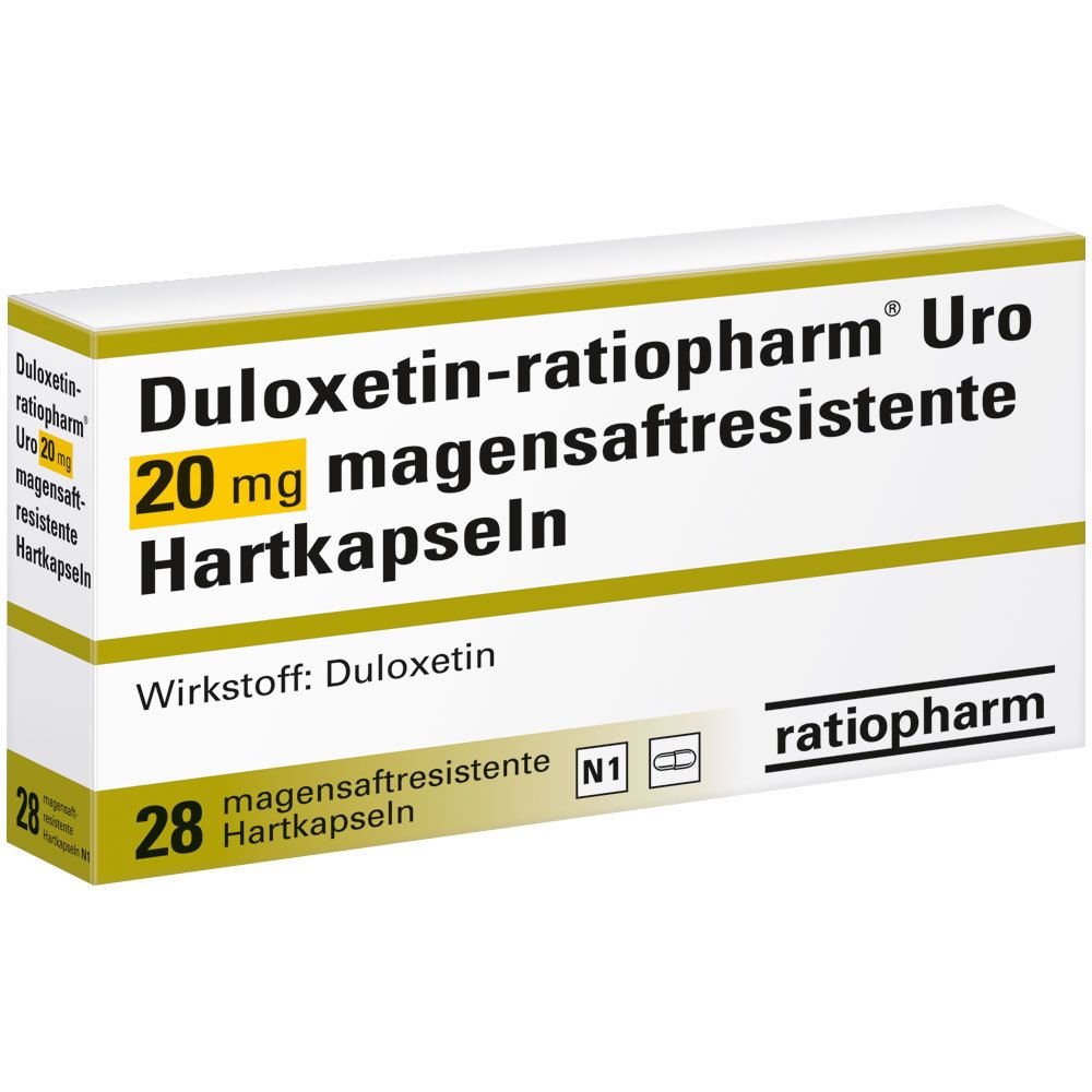 Duloxetin-ratiopharm® Uro 20 mg