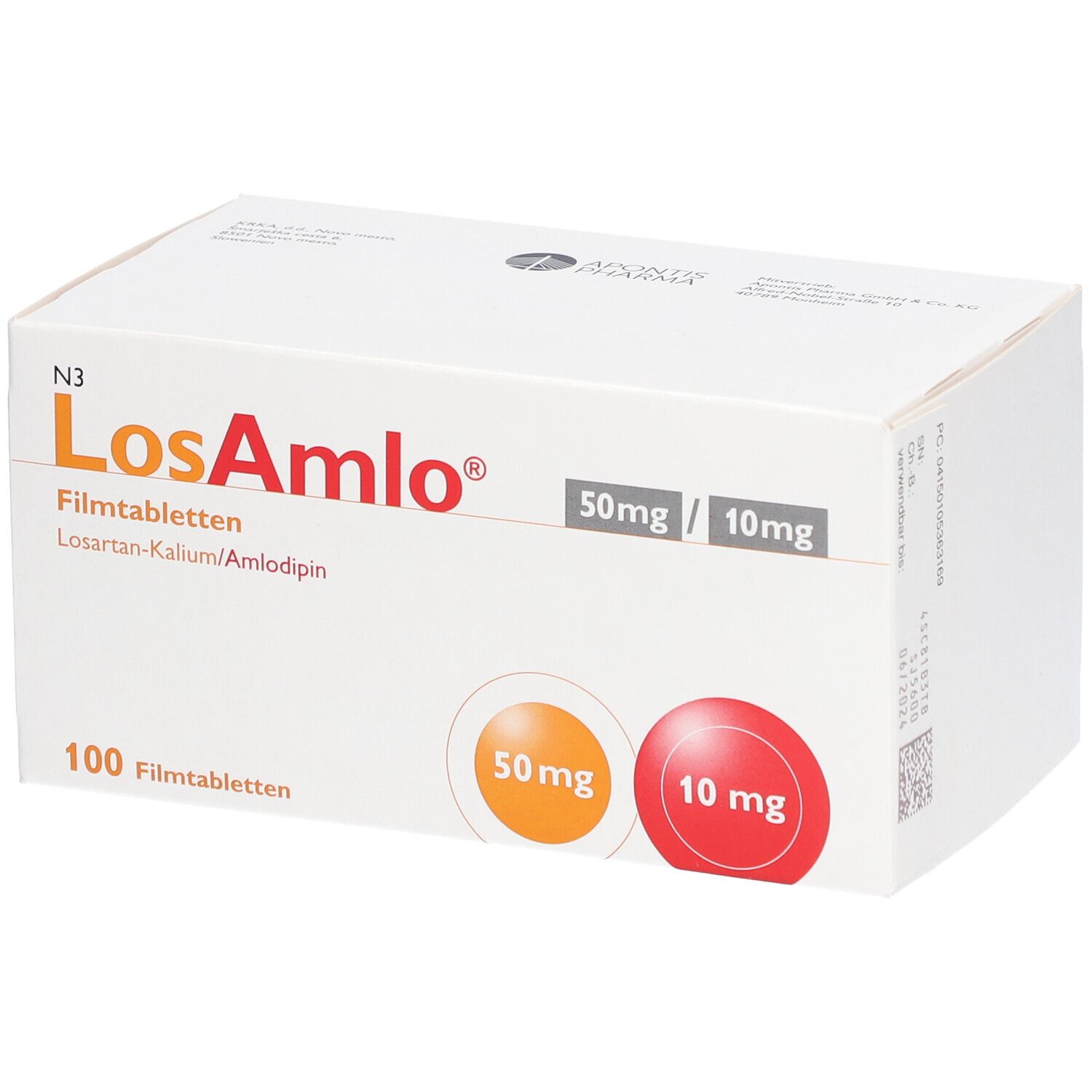 Losamlo 50 mg/10 mg Filmtabletten 30 St