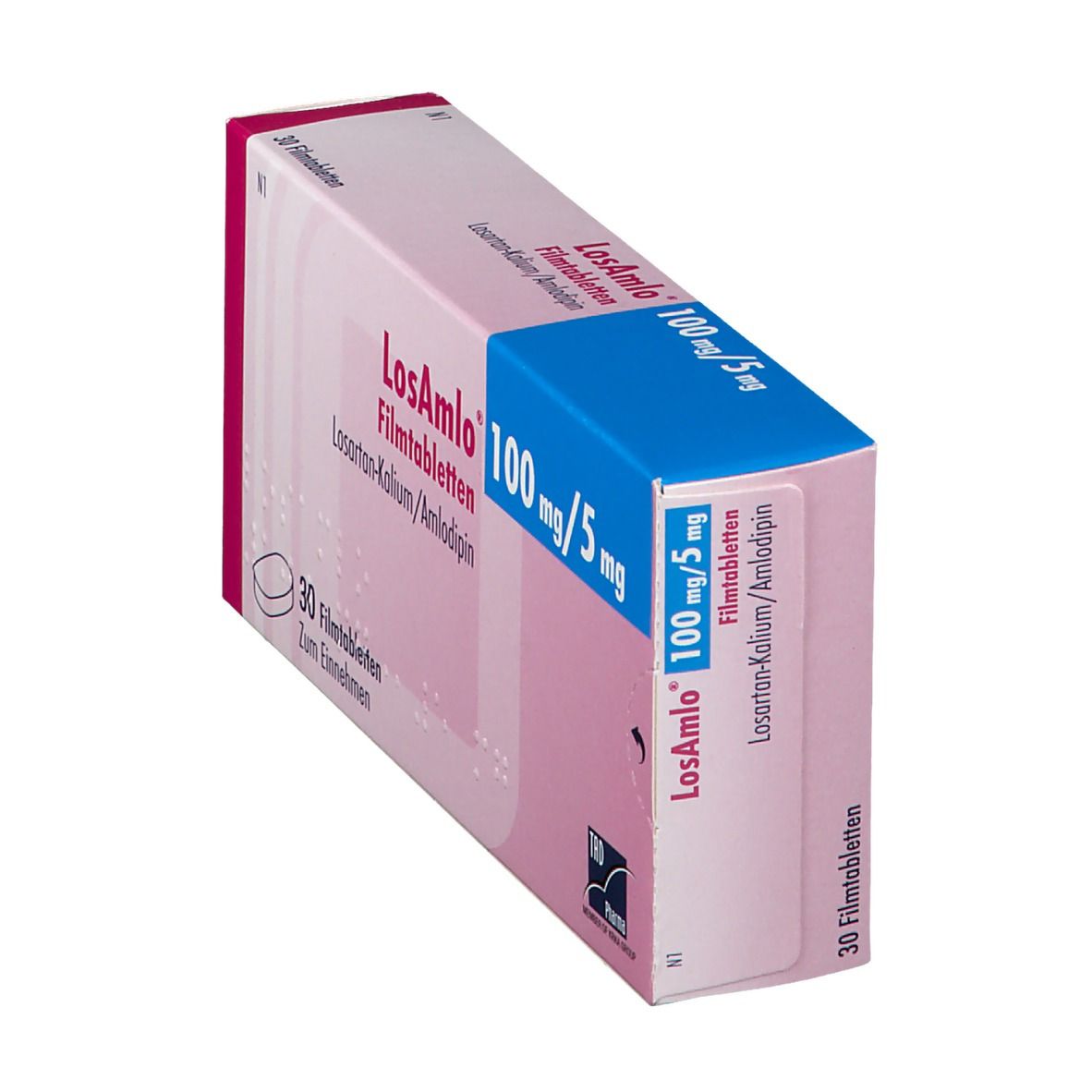 Losamlo 100 mg/5 mg Filmtabletten 30 St