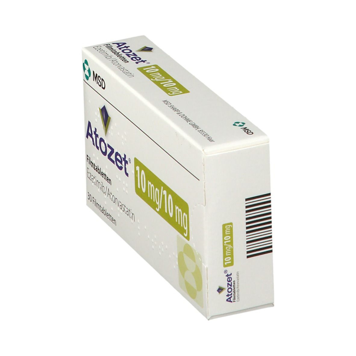 Atozet 10 mg/10 mg Filmtabletten 30 St