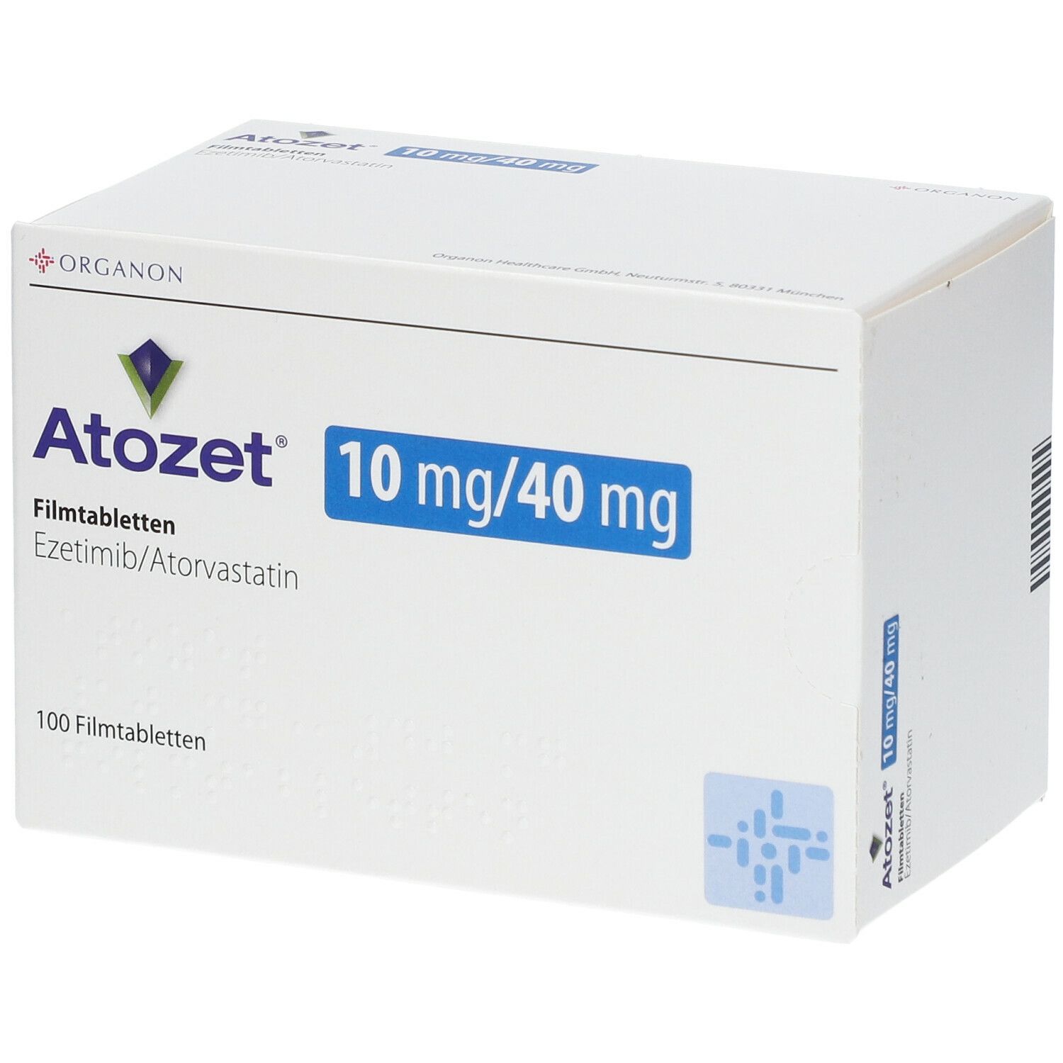 Atozet 10 mg/40 mg Filmtabletten 100 St