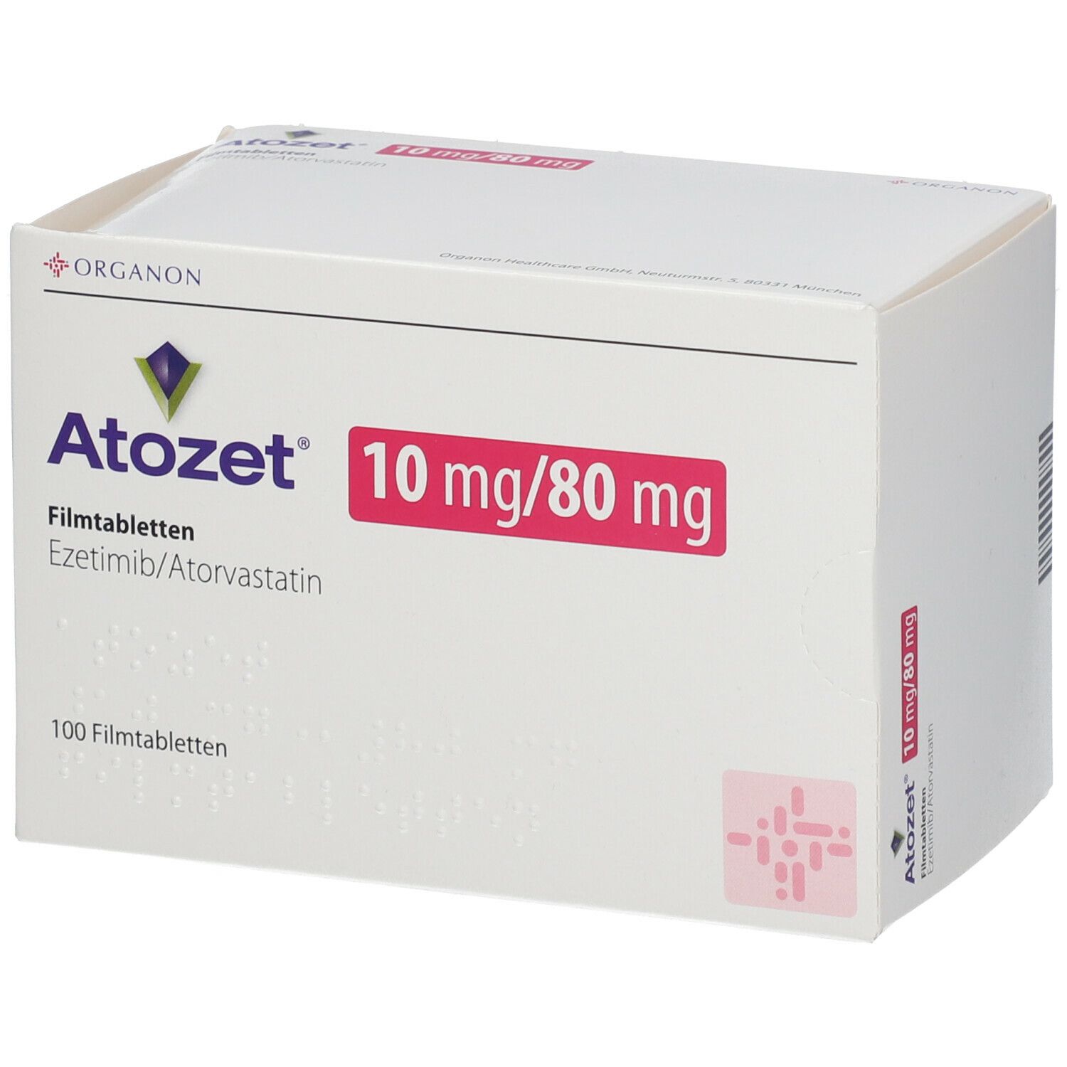 Atozet 10 mg/80 mg Filmtabletten 100 St